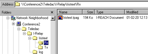 Typical I-Relay network tree